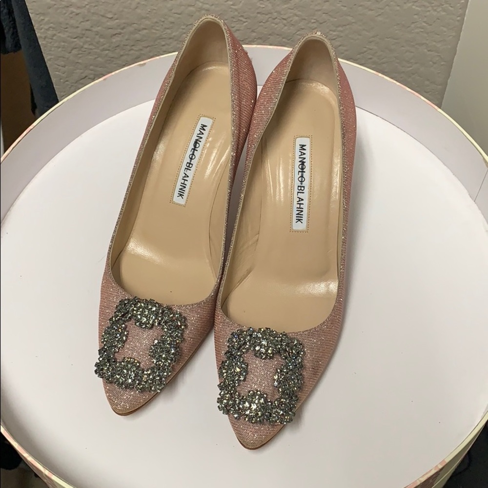 Manolo Blahnik Hangisi pumps - Picture 2 of 8